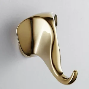 Gold Elephant Robe Hook