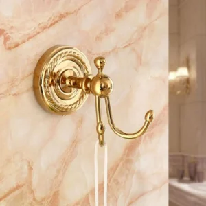 Shiny Gold Robe Hook (2)