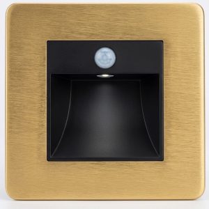Gold LED Stair & Corridor Night Light with PIR Sensor